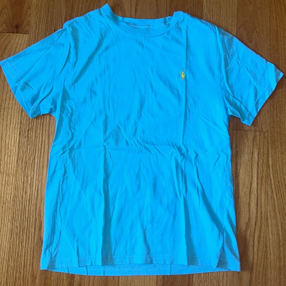 Ralph Lauren blue t-shirt, size kids L (14-16)